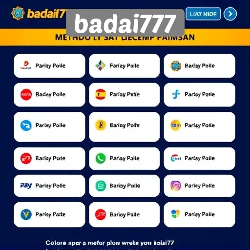 Metode Pembayaran yang Tersedia di Badai777
